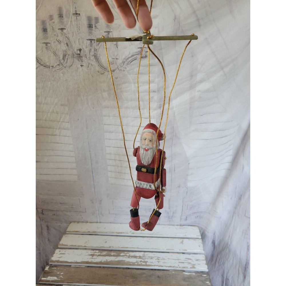 Suchart studio‎ Santa puppet RARE ornament Xmas hol